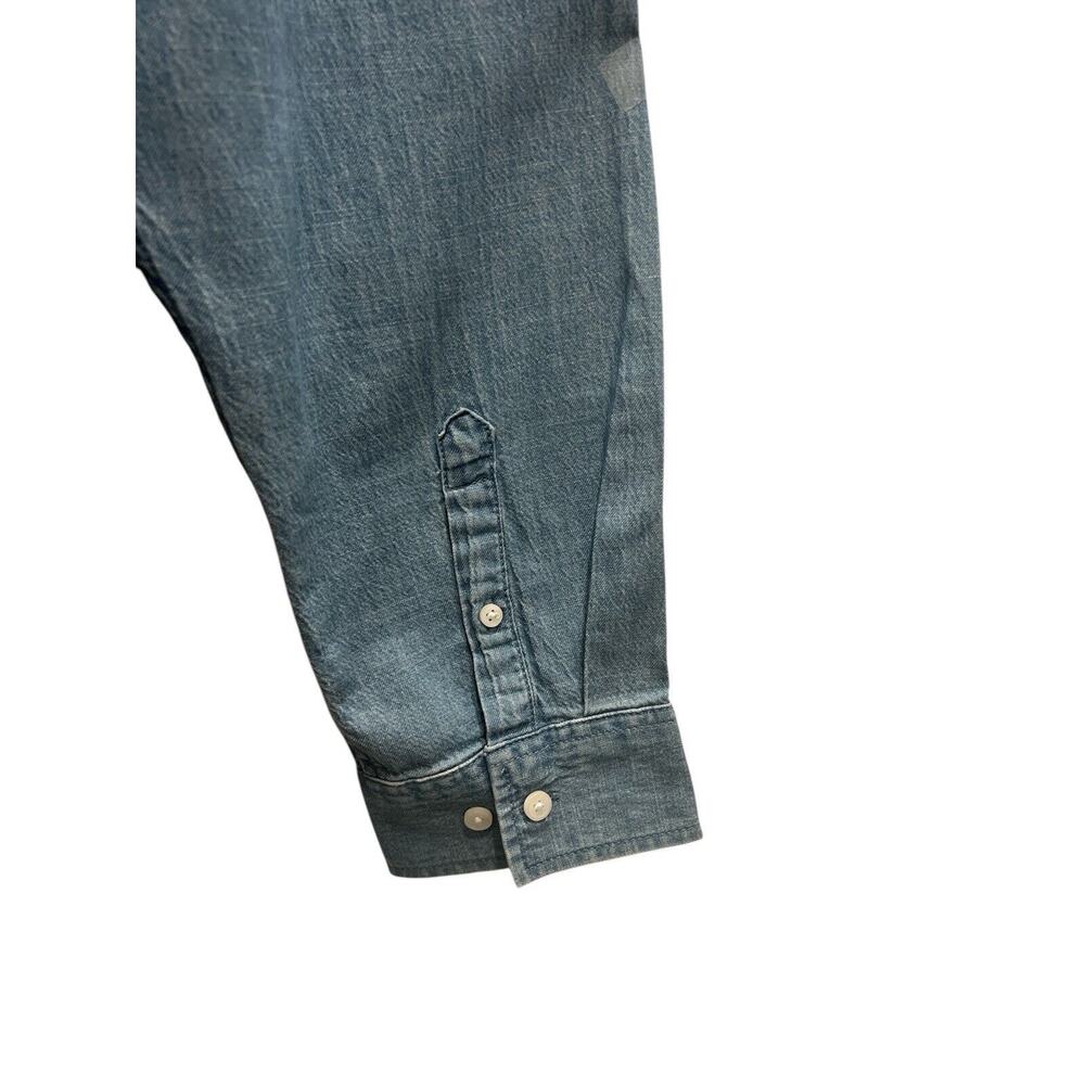 Calvin Klein Classic Denim Button -Down Shirt Relaxed Fit Size XXL - Picture 6 of 6